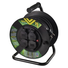 Jatkojohto kumirummulla 25m 3x1,5mm IP44