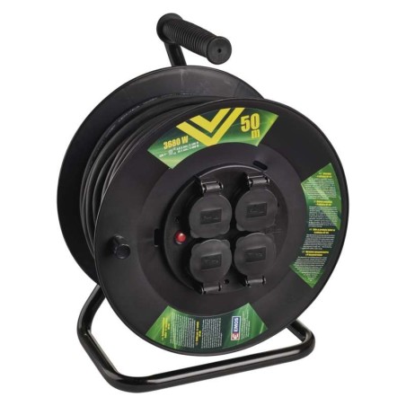 Удлинитель на резиновом барабане 50м 3х1,5мм IP44