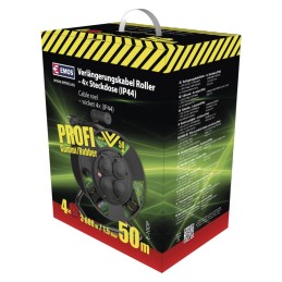 Pailginimo laidas ant gumos ritės, 50 m, 3 x 1,5 mm, IP44