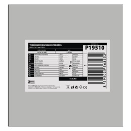 Pailginimo laidas, būgnas, PVC, 4 lizdai, 10 m SCHUKO