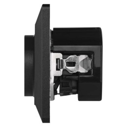 Розетка + 2x USB 2,1A, SCHUKO, встроенная, антрацит