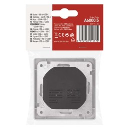 Розетка USB A + USB C, белый