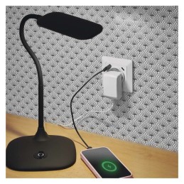 Socket USB A + USB C, white