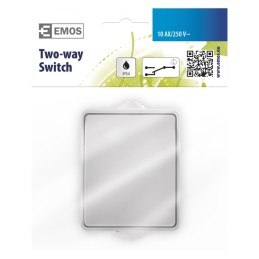 Surface mounted switch IP54 white