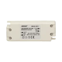 LED maitinimo adapteris 12 V, 1 A, 12 W ORNO