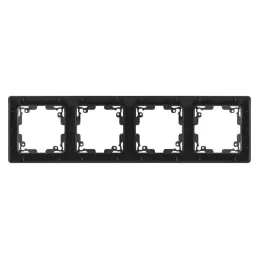 Frame for switch and socket, four, anthracite EMOS