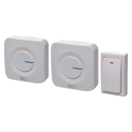 Doorbell wireless 2 pcs 230V battery-free button