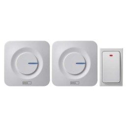 Doorbell wireless 2 pcs 230V battery-free button