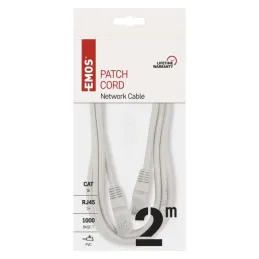 Internetas, kompiuterio tinklo kabelis UTP 5E, 2 m, 2xRJ45