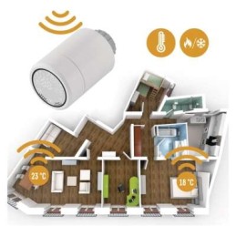 Радиаторный термостатический клапан GoSmart EMOS, ZigBee