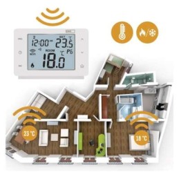 Huonetermostaatti langaton Go Smart EMOS P56201 Wi-Fi