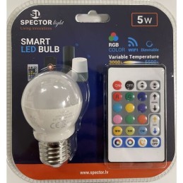 Smart RGB LED bulb remote...