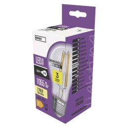 LED Bulb Filament A60 / E27 / 8.5 W (75 W) / 1 055 lm / warm white / dimmable