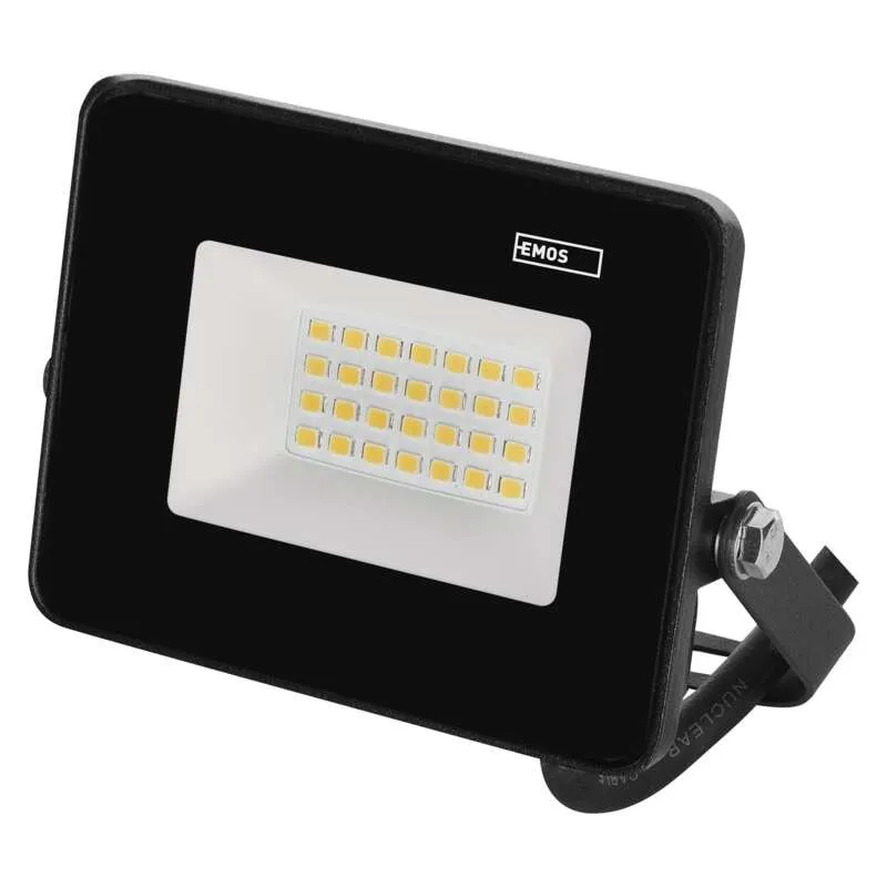 LED floodlight SIMPO 20.5W, black, neutral white