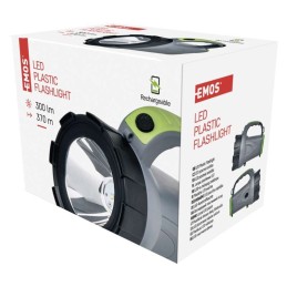 Pėsčiųjų žygiai / darbo lempa, įkraunama, 300 lm, LED, 2400 mAh