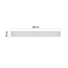 LED linear luminaire ORTO 19W, neutral white