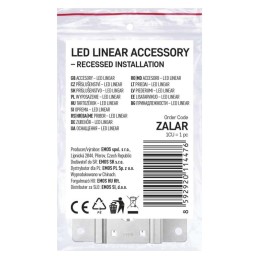 Priedai ORTO linijinių šviestuvų montavimui