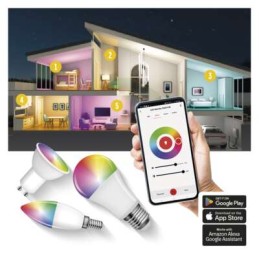 Smart LED bulb GoSmart candle / E14 / 4.8 W (40 W) / 470lm / RGB / dimmable / Wi-Fi