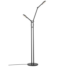 Bend Double Floor LED lamp Black 2x 5W