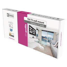 Pakreipiamas TV sieninis laikiklis, skirtas 32–55 colių (81–140 cm) televizoriams