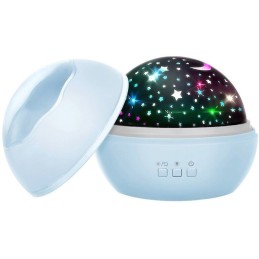 LED lempa/projektorius „Žvaigždėtas dangus ir povandeninis pasaulis“, mėlyna
