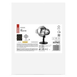 LED-koristeellinen valaisin/projektori - tähdet, IP44