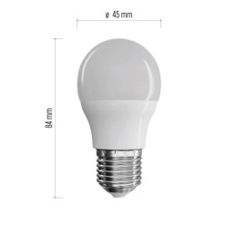 Светодиодный шар Pirn Classic Mini Globe / E27 / 7,3 Вт (60 Вт) / 806 лм / холодный белый