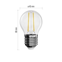 LED-lamppu E27 / 1,8 W (25 W) / 250 lm / neutraali valkoinen