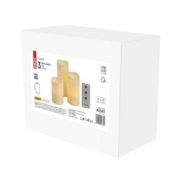 Decorative LED candle 3pcs, counter, timer