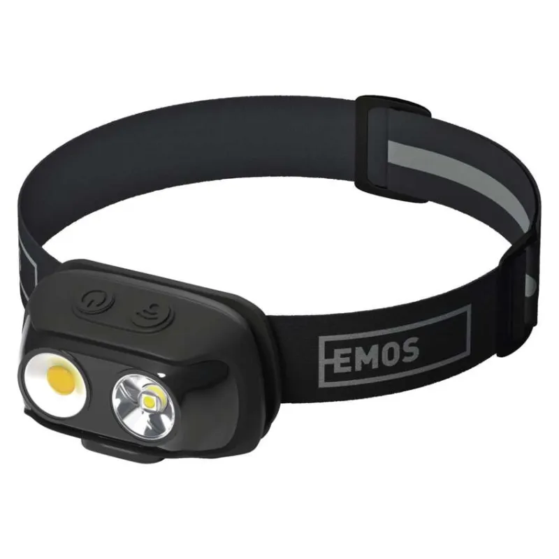 COB LED Rechargeable Headlamp P3542, 500 lm, 130 m, Li-pol 1200 mAh