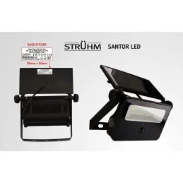 Saulės LED lempa SANTOR 2W, IP65 atspari vandeniui, šalta