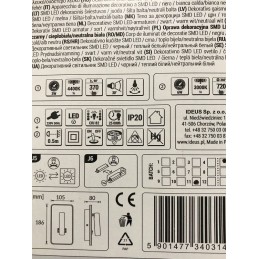 Sieninis šviestuvas OTELLO LED 6W+3W juodas