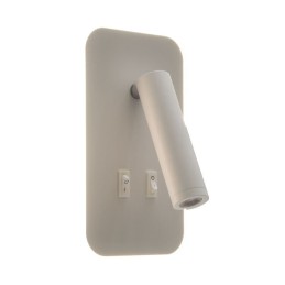 Sieninis šviestuvas OTELLO LED 6W+3W baltas