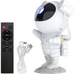LED /LASER projector, night light ASTRONAUT RGBW with remote control