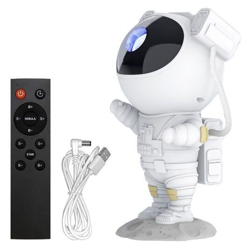 LED /LASER projector, night light ASTRONAUT RGBW with remote control