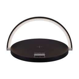 LED belaidis įkroviklis SATURN juodas