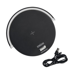 LED belaidis įkroviklis SATURN juodas