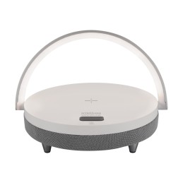SMD LED -valaisin, langaton laturi, SATURN-kaiutin, valkoinen