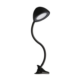 Мебельная лампа/настольная лампа LED RONI 4W нейтральная с зажимом чёрная