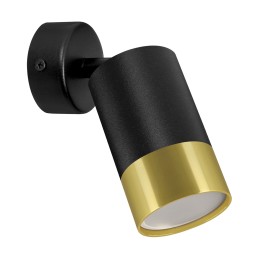 Точечный светильник PUZON SPOT Gu10 черный/золотой
