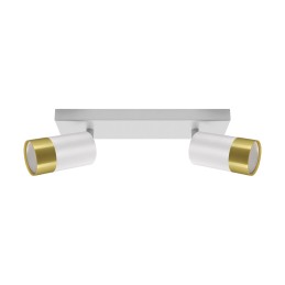 Spotlight PUZON SPOT 2x gu10 balta/auksinė