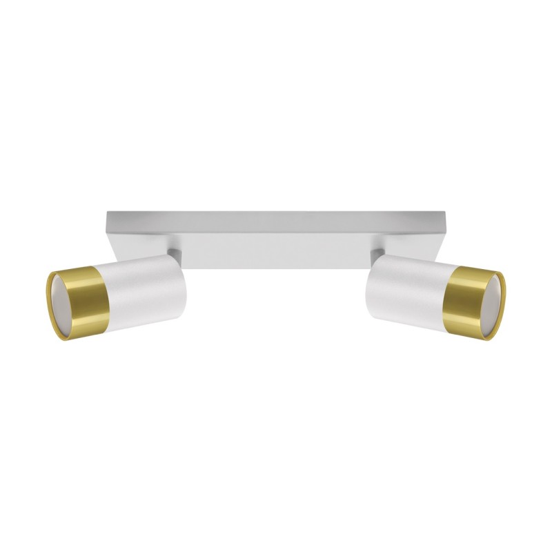 Spotlight PUZON SPOT 2x gu10 balta/auksinė