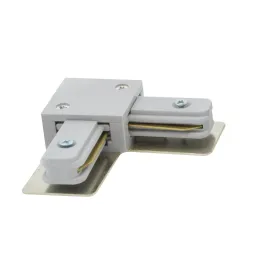 Track connector L white