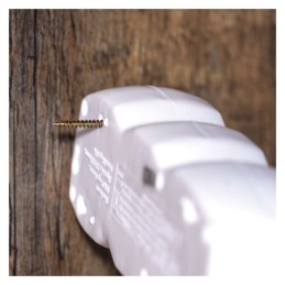 Extension Cord 2 m / 3 sockets / switch / white / PVC / 1 mm2