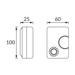 Wireless doorbell nutka 3v l