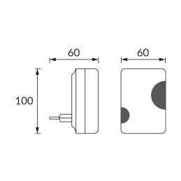 Belaidis durų skambutis „Smart 230v“