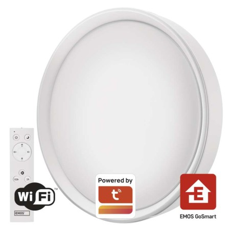 Smart LED luminaire GoSmart, recessed, circular, 30W, CCT, dimmable, Wi-Fi