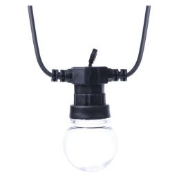 Vakarėlio apšvietimas, sodo apšvietimas LED šviesos grandinė 10x 5 m šilta, išplečiama