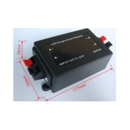 Valdiklis/vienos spalvos LED juostos dimeris su RF nuotolinio valdymo pultu