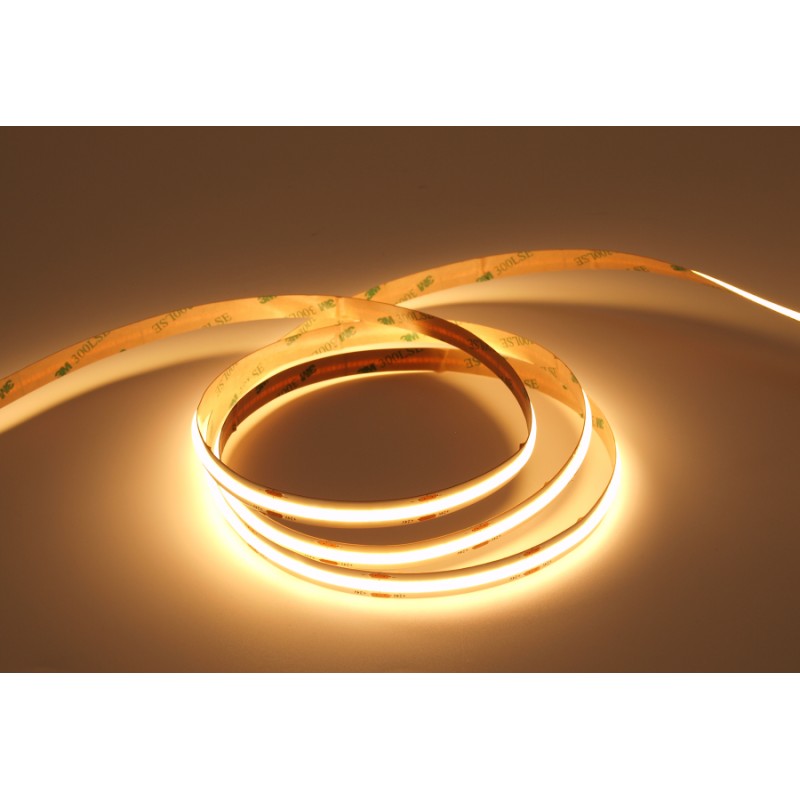 COB LED juostos profilis 12 W/m 24 V baltas 3000 K